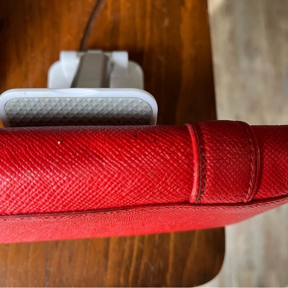 MCM Red Wallet with Gold Accents - Picture 5 of 13